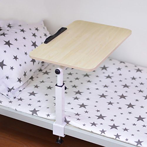 Adjustable Laptop Table Notebook Stand Portable Standing Bed Desk Foldable Sofa Breakfast Tray Bed use Dorm Room Small Table Lazy Desk-A