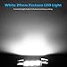 Partsam 4PCS White 29mm Festoon LED Light Interior Vanity Mirror Sun Visor Lamps