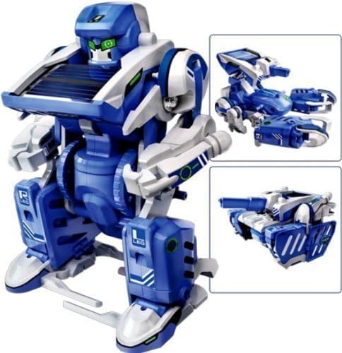 Electronictechcrafts® 3-in-1 Educational T3 Solar Transforming Robot Science Kit DIY