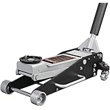 Torin T84025B Hydraulic Low Profile Aluminum and Steel Racing Floor Jack with Dual Piston Quick Lift Pump, 2.5 Ton (5,000 lb)