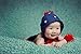 Sunmig Newborn Baby Photo Prop Blanket Rug Background Backdrops Basket Stuffer (Green)