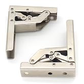 90 Degree Folding Door/Shelf Hinge Hidden Bracket Table Holder Furniture Parts(2pc)