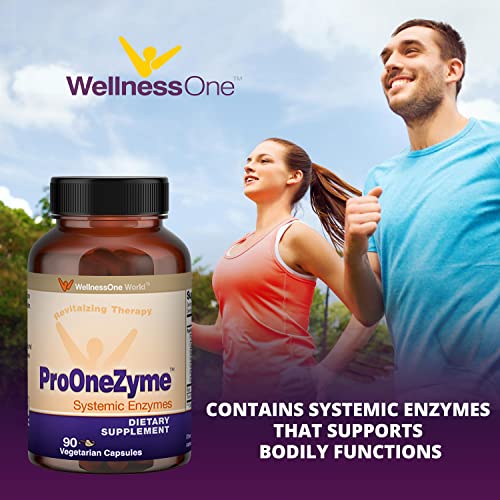 WellnessOne Proteolytic Enzymes Supplements Digestion Systemic