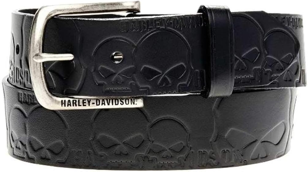 harley davidson skull belt buckle