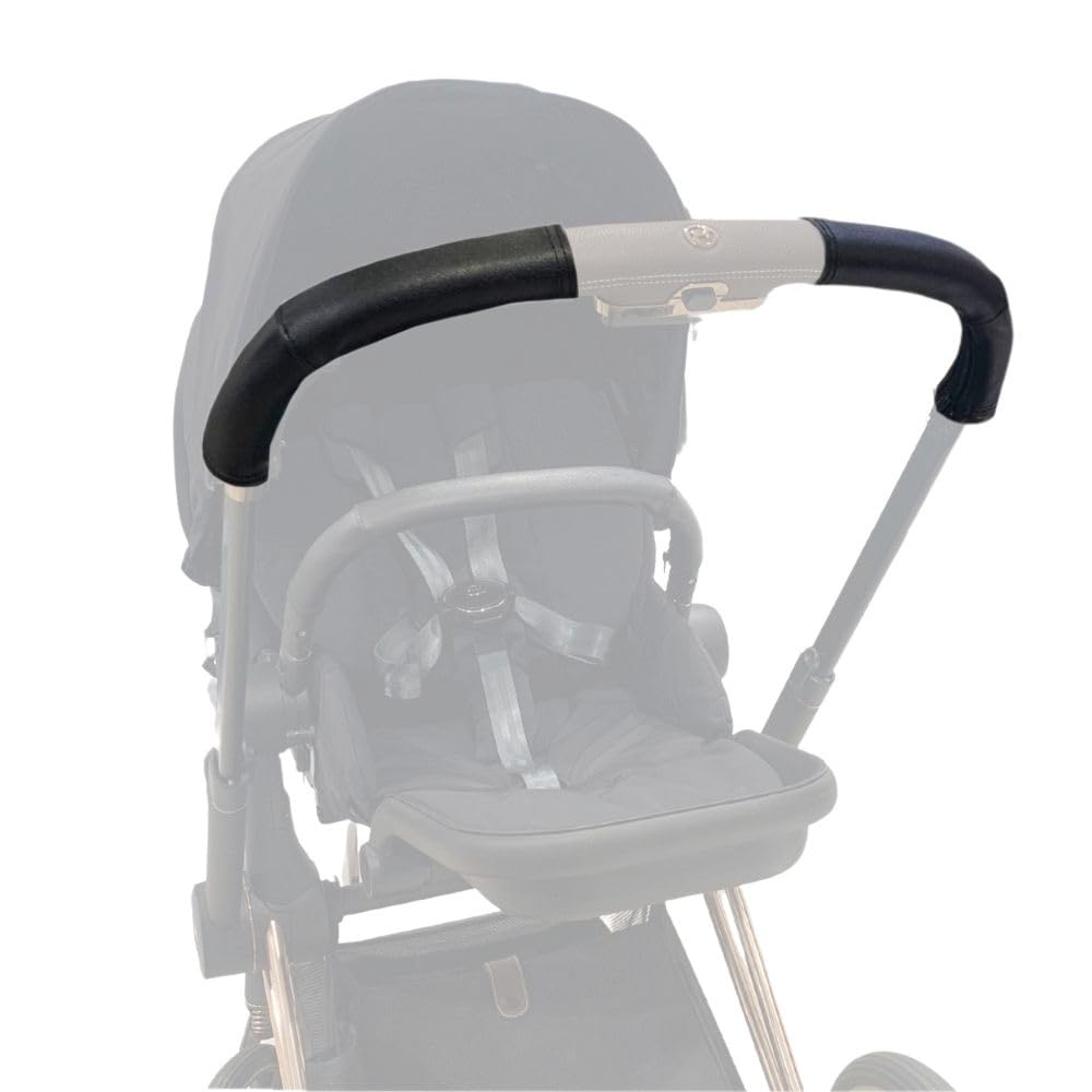 PROTEC TIF | Leatherette Handlebar Covers – Compatible with CYBEX PRIAM – Protects Original Grip – Custom Fit – Made in Spain — image 1