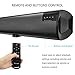 Sound Bar WOHOME 2.1 Channel Soundbar for TV with Subwoofers Wireless Bluetooth Surround Home Theater System 34-inch Soundbar 5.5-inch Subwoofer 4 Speakers 120W 95dB Remote Control Newest Model S18thumb 3