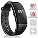 Heart Rate Watch, Arvin Blood Pressure Blood oxygen Monitor Smart Watch Sports Bracelet Wristband Activity Tracker Fitness Bracelet Cardio Watch with Pedometer Sleep Monitor for iPhone IOS Android