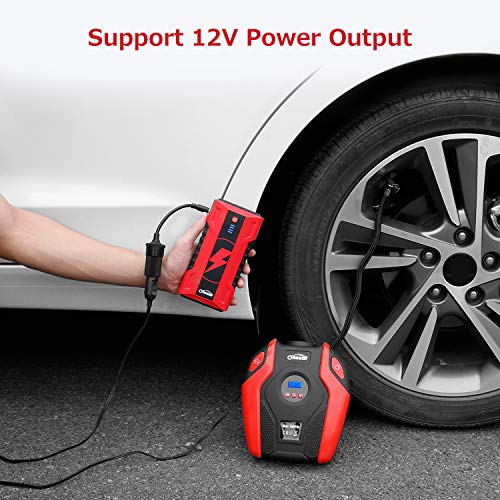 oasser Car Jump Starter Battery Booster 1000A Peak 15000mAh Jump Box Portable Power Pack for up to 7.0L Gasoline and 5.0L Diesel Engine