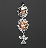 Wedding Bouquet Angel Photo Charm Cascading Double Frame for Brides Flowers