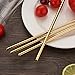 JOYECO Stainless Steel Straws Metal Reusable for 20oz Tumblers Rumblers Drinking Beverage Set of 24, Gold