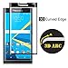 BlackBerry PRIV Screen Protector Glass,Zwirelz BlackBerry PRIV Tempered Glass Screen Protector for BlackBerry PRIV- 9H Hardness/Crystal Clear/Anti-Bub (Black Screen Protector)