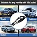 Vacplus Car Vacuum Cleaner High Power, Vacuum Cleaner for Car with 1 Extra Stainless Steel Filter, 12V Car Vaccum, Handheld Mini Auto Vaccum for Car Vehicle – Blue & Black