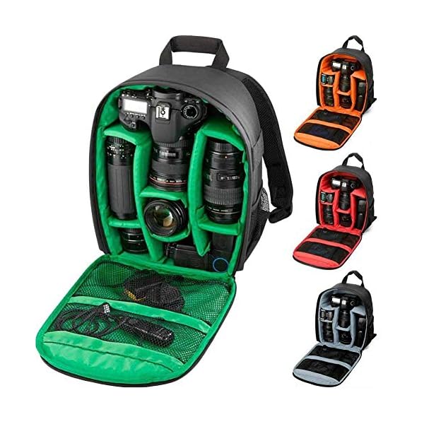 BBGSFDC Digital DSLR Tasche Multifunktions Kamerarucksack Wasserdicht Outdoor Kamera Fototasche Case DSLR Kamera Tasche – Bild 3