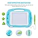 SGILE Magnetic Drawing Board Toy, Travel Magna Doodle Drawing Writing Sketching Pad 3 Stamps, Non-Toxic Colorful Erasable Sketching Pad Tablet Toddler Kids Preschooler, Blue