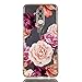 Amocase Cute Floral Case with 2 in 1 Stylus for Huawei Mate 20 Lite,Stylish Ultra Thin Sweet Flowers Soft Rubber Silicone TPU Shockproof Anti-Scratch Flexible Clear Case – Purple Flowerthumb 1