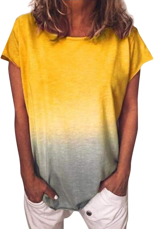 short sleeved yellow tunic