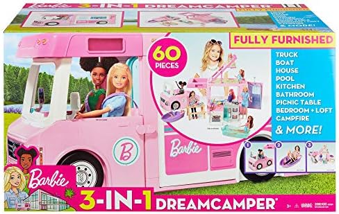 Mattel Barbie GHL93 3-In-1 DreamCamper 