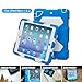 iPad Mini 1 2 3 Case ACEGUARDER Full Body Protective Premium Soft Silicone Cover Proof Case for iPad Mini 1 2 3 (Light Blue White)