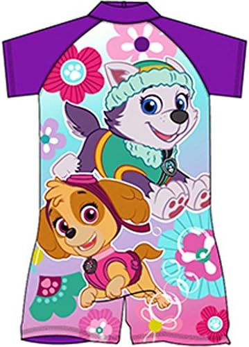 As avaialble Toddler Swimsuit Style Paw Patrol Girls Size 2-3