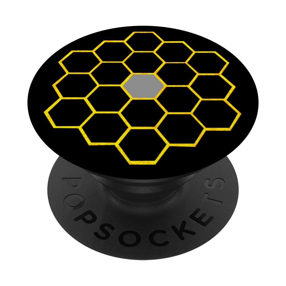 James WEBB Space Telescope Mirrors Honeycomb Pattern JWST PopSockets Swappable PopGrip