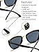 WearMe Pro Womens Cat Eye Mirrored Reflective Lenses Oversized Cateyes Sunglasses (Marble White Frame/Mirror Pink Lens, 54)