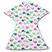 SleepingBaby Zipadee-Zip Swaddle- Cozy Transition Baby Swaddle Blanket with Zipper (Medium 6-12 Months | 18-26 lbs, 29-33 inches | Pink & Green Whales)