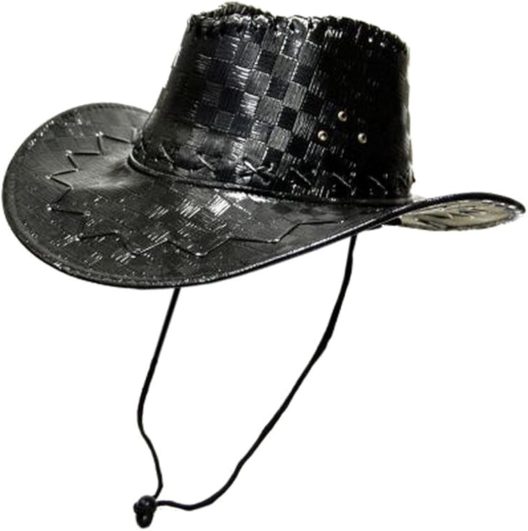 chapeau de cowboy en lettres