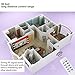 BESTTEN Wireless Remote Control Light Socket Set (4 E26 Lamp Holders, 2 Remotes), Home Automation Bulb Holder Set, ETL Listed, 18 Month Warranty