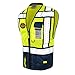 KwikSafety - Charlotte, NC - SHERIFF Safety Vest [Multi-Use Pockets] Class 2 ANSI OSHA High Visibility Vis Reflective Heavy Duty Solid Mesh Zipper HiVis Construction Surveyor Work Men/Blue Medium