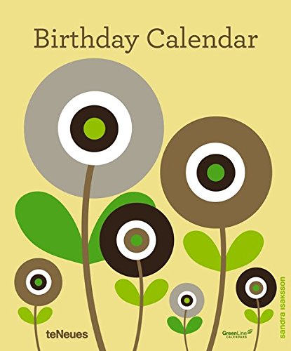 Best 2014 Sandra Isaksson GreenLine Birthday Calendar<br />R.A.R