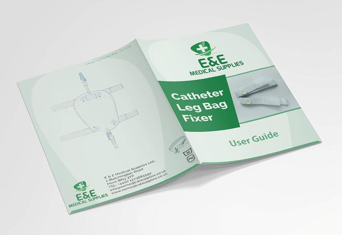 E&E Urine Leg Bag Strap - Button Type, Non-Latex, Medium, Pack of 1, MEDIUM (Pack of 1) - Image 4