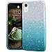 MATEPROX Compatible with iPhone XR case,Bling Sparkle Cute Girls Women Protective Case (Gradient Green)