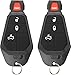 KeylessOption Keyless Entry Remote Control Car Key Fob for Dodge Chrysler Jeep (Pack of 2)