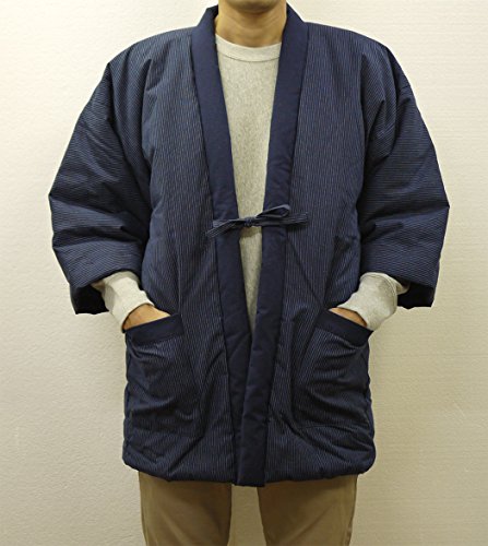 WATANOSATO Vertical Stripe Hanten Japanese clothes size Men's (M-L Size) (Color:2)