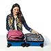 RuMe Tri-fold Garment/Clothing Travel Organizer Bag With Attached Packing Cubes For Clothes And Shoes (Emerson)