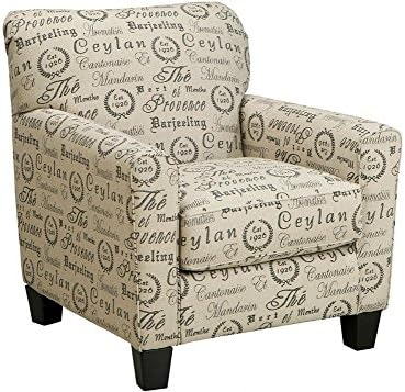 THE ROOMPLACE Arthur Script Accent Chair
