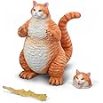 MMOS X JXK Catzilla Statue for Home Decor, Meowzilla Statue Durable Polyresin