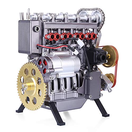 HMANE Inline 4 Cylinder Engine Model Kits for Adults, Custom Metal Car