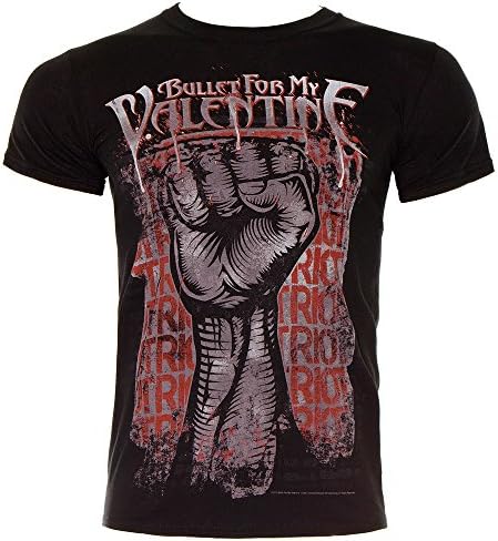 Bullet For My Valentine Men's Riot T Shirt - Large, Black
