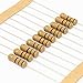 WINGONEER 560PCS 1/4W Watt 1% Carbon Film Resistors Assorted Kit Set 56 Values (1 ohm~ 10M ohm)