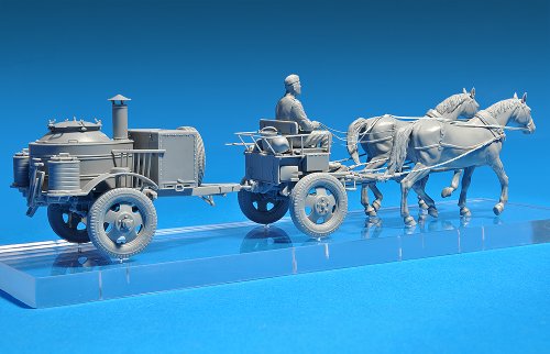 Miniart 1:35 - Soviet Field Kitchen W/ Horses