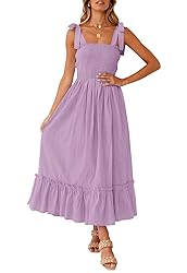 ZESICA Women's 2025 Summer Boho Spaghetti Strap