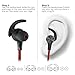 Bluetooth Headphones, TaoTronics Wireless 4.2 Magnetic Earbuds, Snug Fit for Sports with Built in Mic TT-BH07 Red (IPX6 Waterproof, aptX Stereo, 6 Hours Playtime, cVc 6.0 Noise Cancelling Microphone)