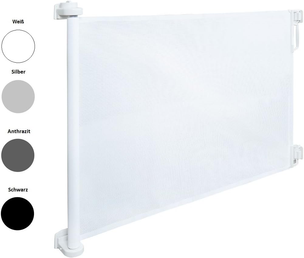 Impag Protective Door Barrier Gate 50 - 145 cm Retractable Black or White