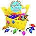 Zanies womens Cheese Wedge Display Box with 60 Rainbow Mice Cat Toy, Rainbow, 5X-Large US