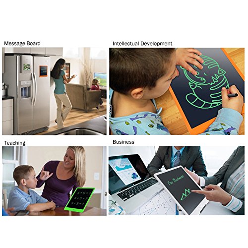 Highwinner LCD Writing Tablet, 10 inch Electronic Writing Board Digital Drawing Graphic Doodle Tablet,Portable Handwriting Notepad with Protect Sleeve (Black)