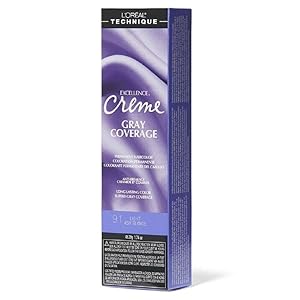 L'oreal Excellence Creme Permanent Hair Color Light Ash Blonde No.9.1, 1.74 Ounce