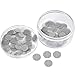 Mudder 150 Pieces Stainless Steel Screens Pipe Screens Smoking Pipe Screen Filters with Storage Box (1/2 Inch)