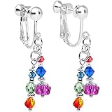 Body Candy Handcrafted Glistening Clip Earrings Created with Swarovski Crystals