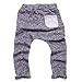 Coodebear Little Boys' Girls' Harem Terry Fabric Collapse Pants